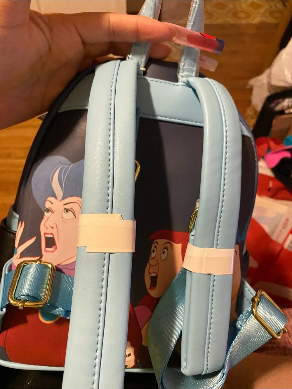 Loungefly Cinderella Mini Backpack - Pastel Blue & Pink